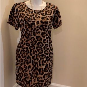 Animal print dress